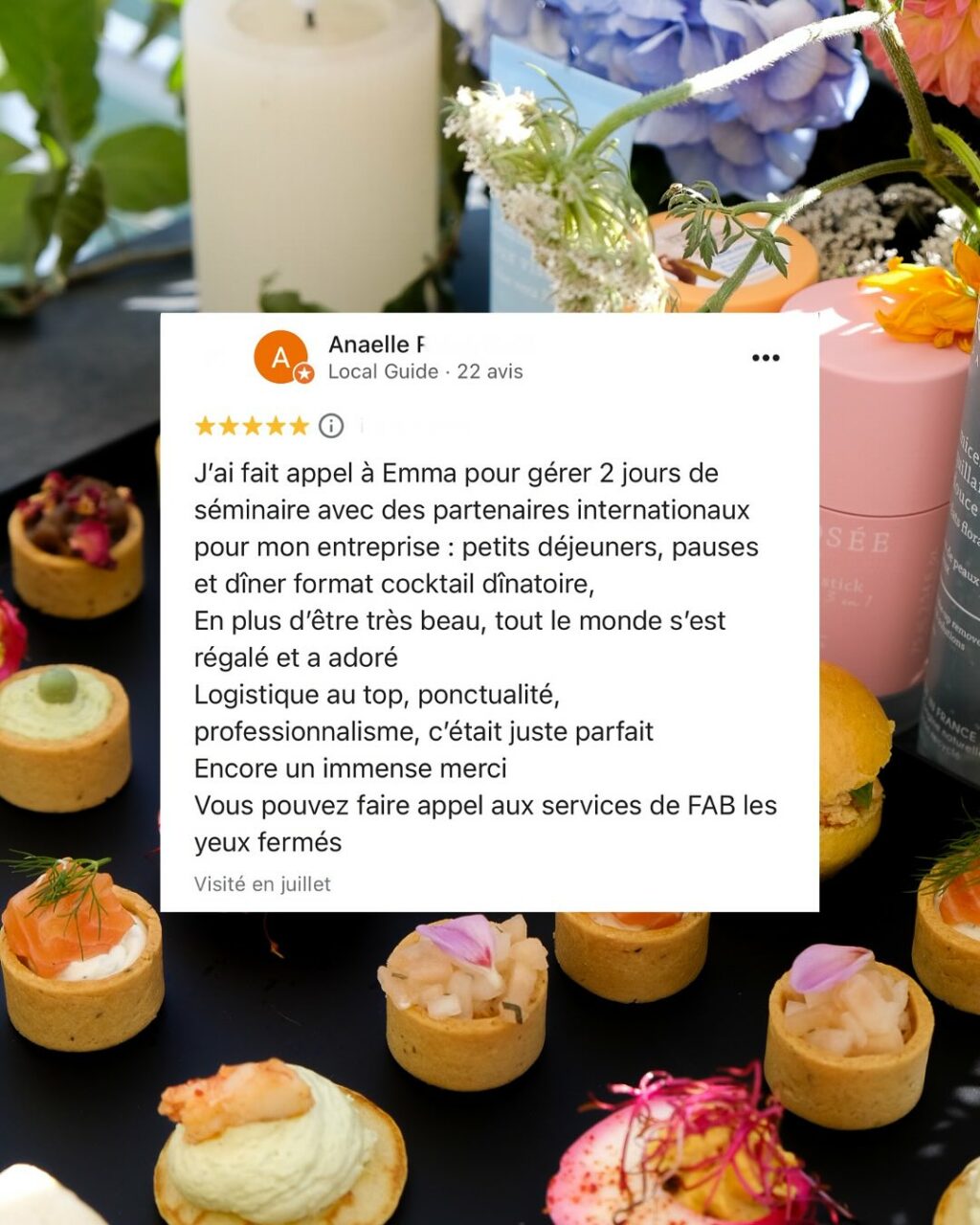 Instagram post from fabevent. This post is in position 3.